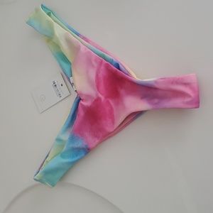 Plumeria Magnolia unicorn bikini bottom
